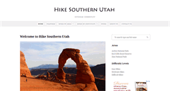 Desktop Screenshot of hikesouthernutah.com