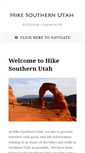 Mobile Screenshot of hikesouthernutah.com