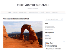 Tablet Screenshot of hikesouthernutah.com